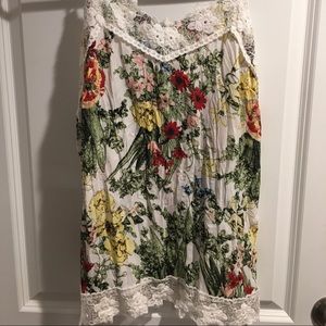 Hazel Floral Cami size Medium multicolor